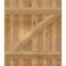 Ekena Millwork Joined Board-n-Batten Shutters w/Z-Bar, Rough Sawn Western Red Cedar, 26 7/8W x 31H, PR RBJ06Z26X031RWR - alternate 4